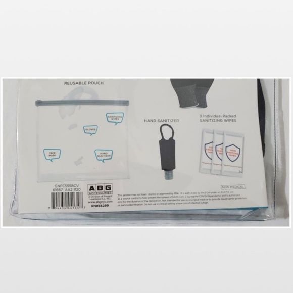 New Adult Mask & Essentials Travel Kit Acce - Picture 9 of 12